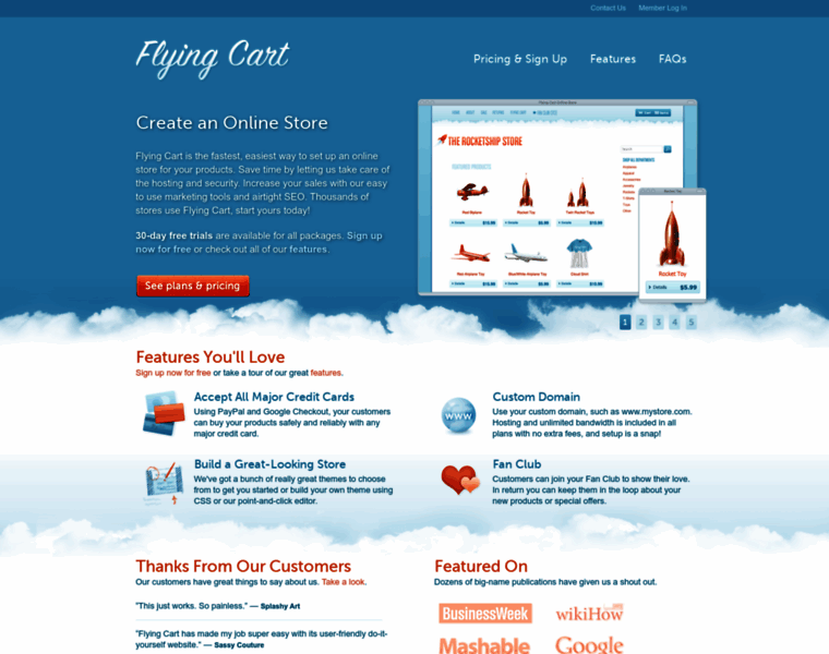 Flyingcart.com thumbnail