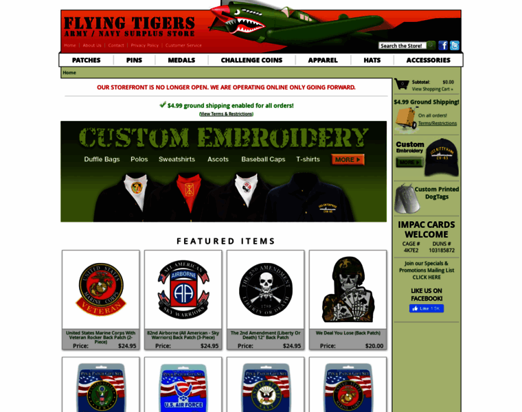 Flyingtigerssurplus.com thumbnail Flyingtigerssurplus.com thumbnail