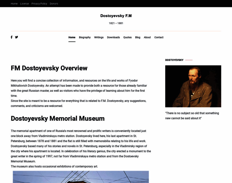 Fmdostoyevsky.com thumbnail