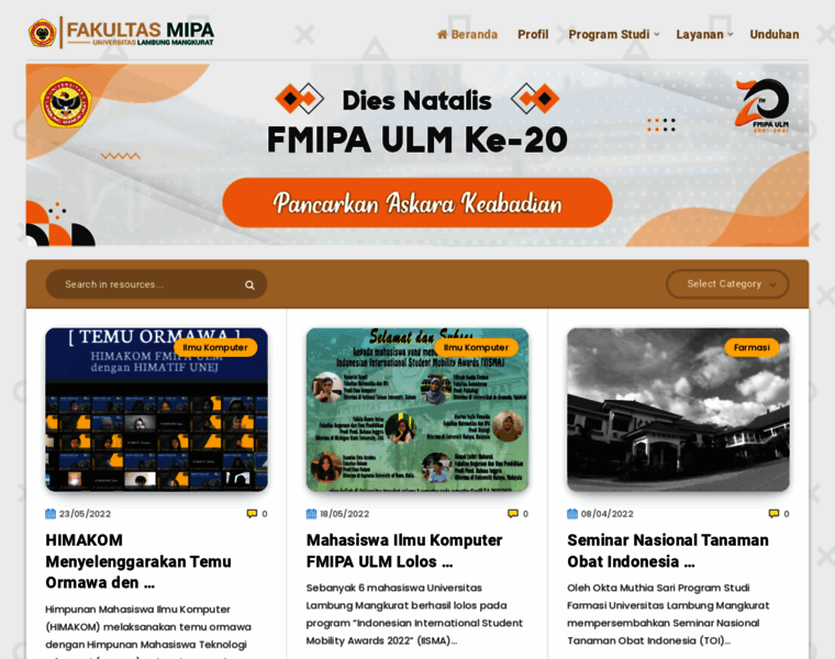 Fmipa.ulm.ac.id thumbnail