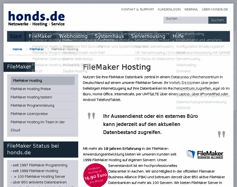 Fmp-hosting.de thumbnail