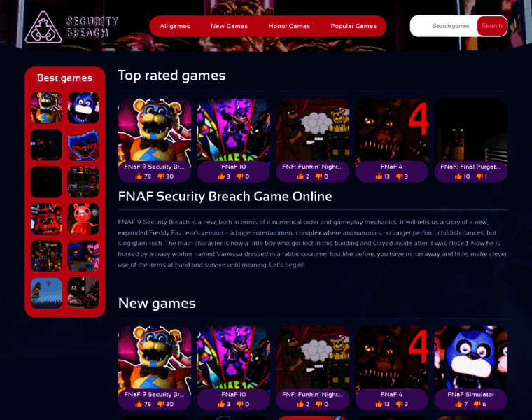 Fnafsecuritybreach-game.com thumbnail