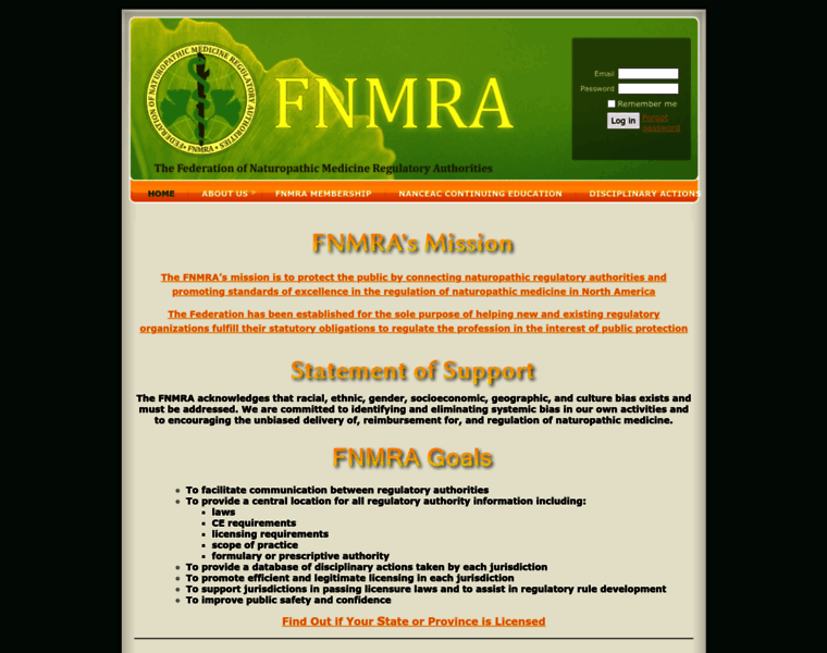 Fnmra.org thumbnail