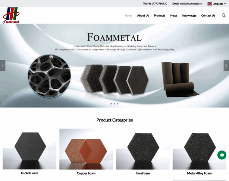 Foam-metal.net thumbnail