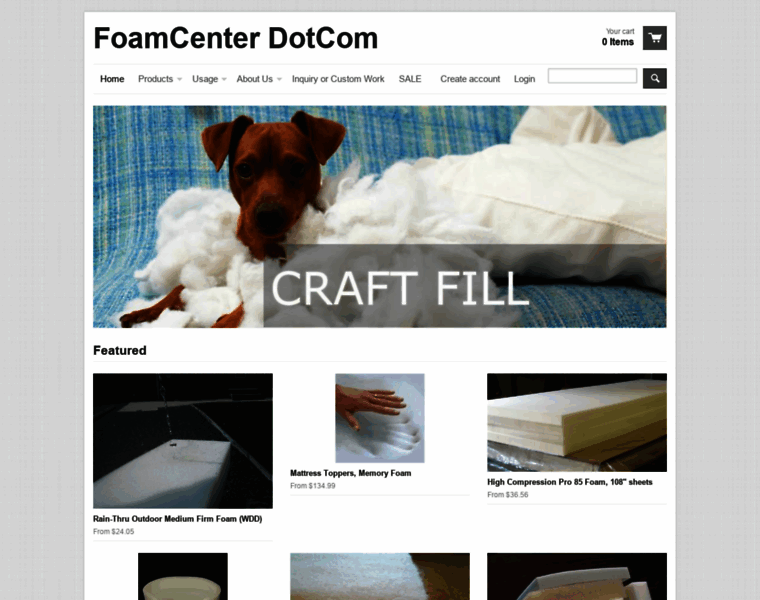 Foamcenter.com thumbnail