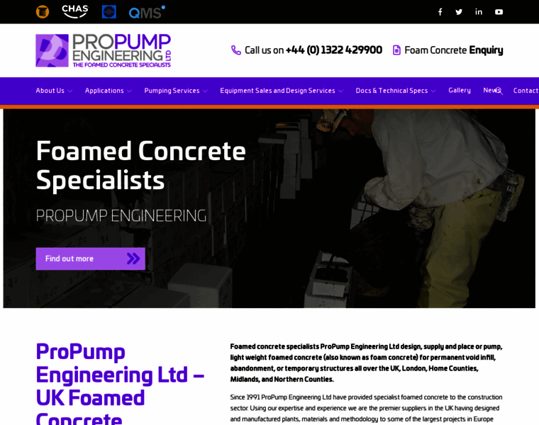 Foamedconcrete.co.uk thumbnail