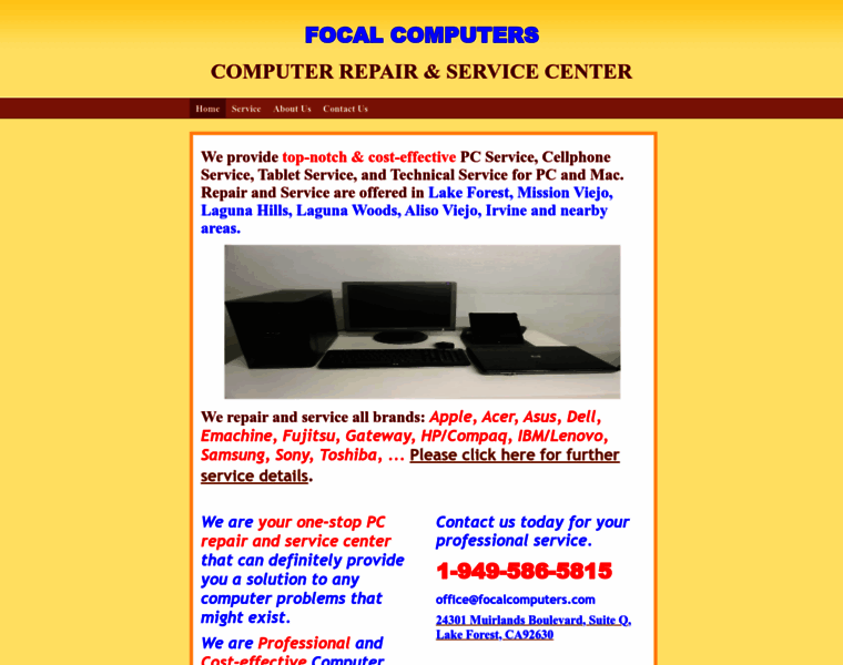 Focalcomputers.com thumbnail