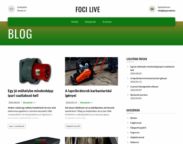 Foci-live.hu thumbnail