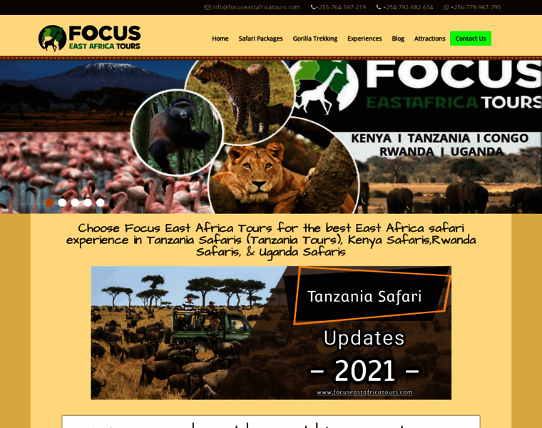 Focuseastafricatours.com thumbnail