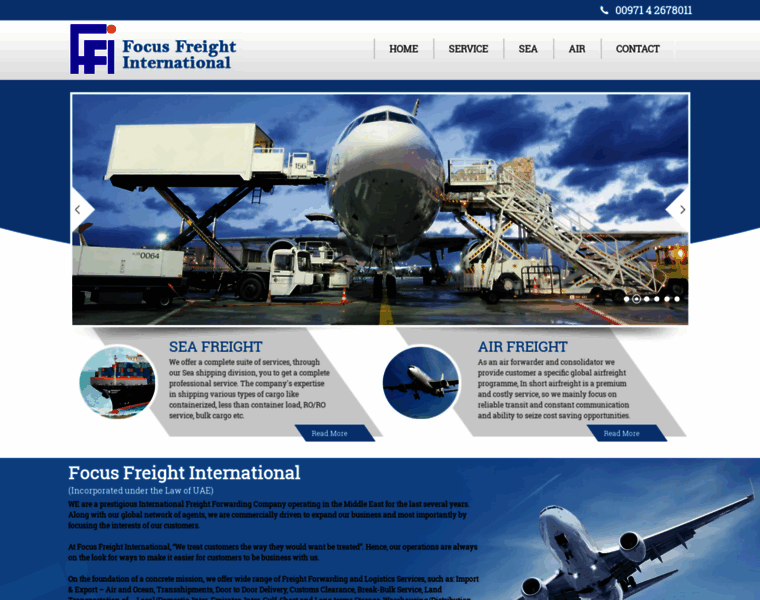 Focusfreightintl.com thumbnail