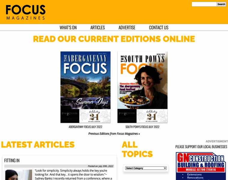 Focusmagazinesltd.co.uk thumbnail