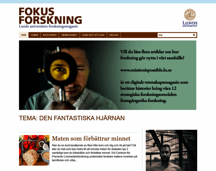 Fokusforskning.lu.se thumbnail