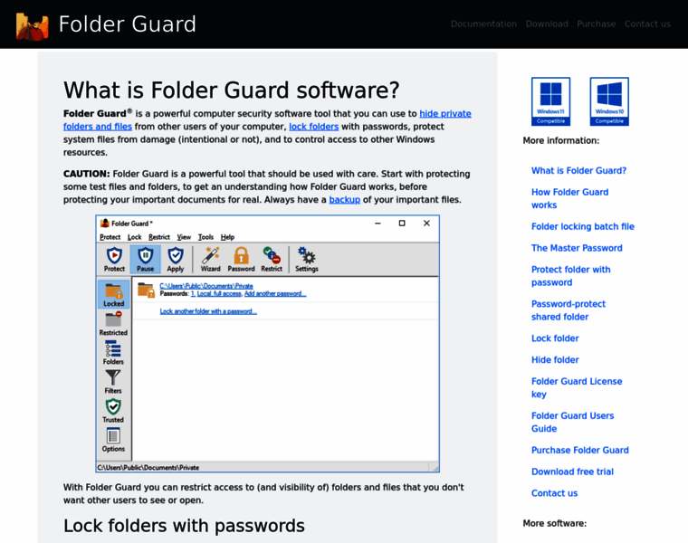 Folder-guard.com thumbnail