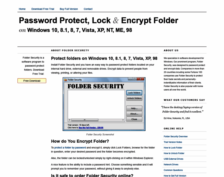 Folder-security.com thumbnail