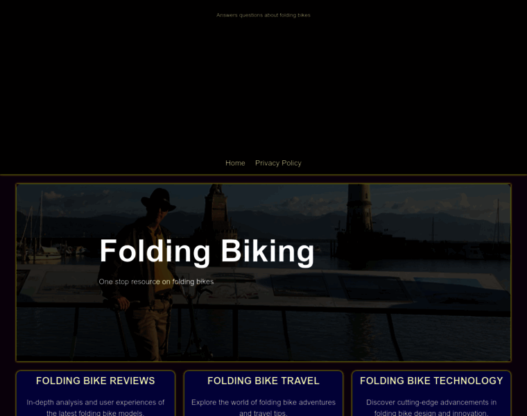 Foldingbiking.com thumbnail