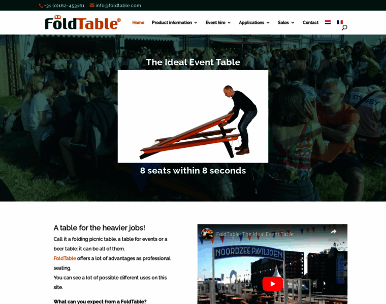 Foldtable.com thumbnail