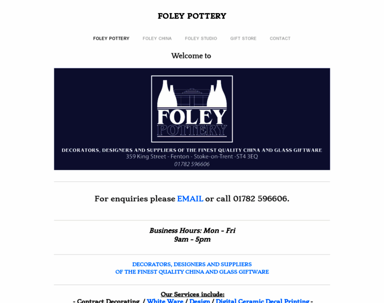 Foleypottery.com thumbnail