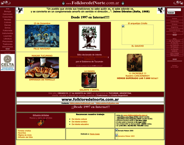 Folkloredelnorte.com.ar thumbnail Folkloredelnorte.com.ar thumbnail