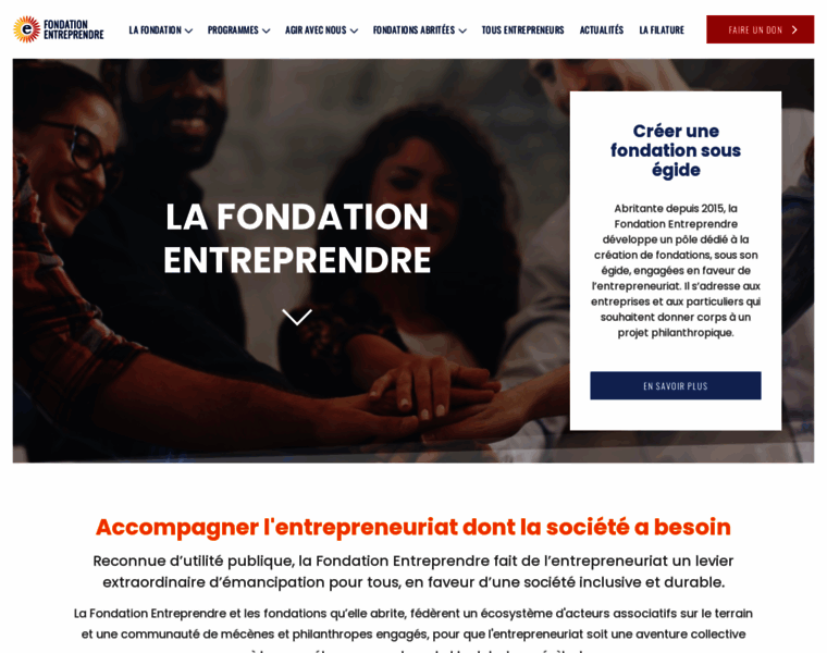 Fondation-entreprendre.org thumbnail