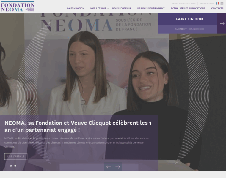 Fondation-neoma.fr thumbnail