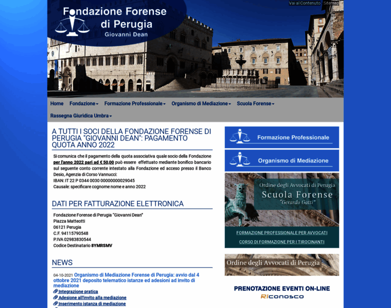 Fondazioneforensepg.it thumbnail