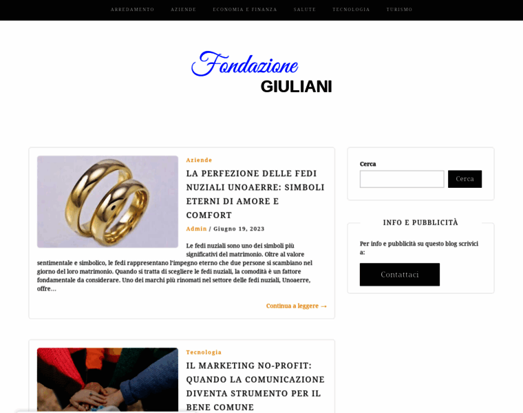 Fondazionegiuliani.it thumbnail