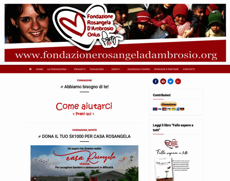 Fondazionerosangeladambrosio.org thumbnail
