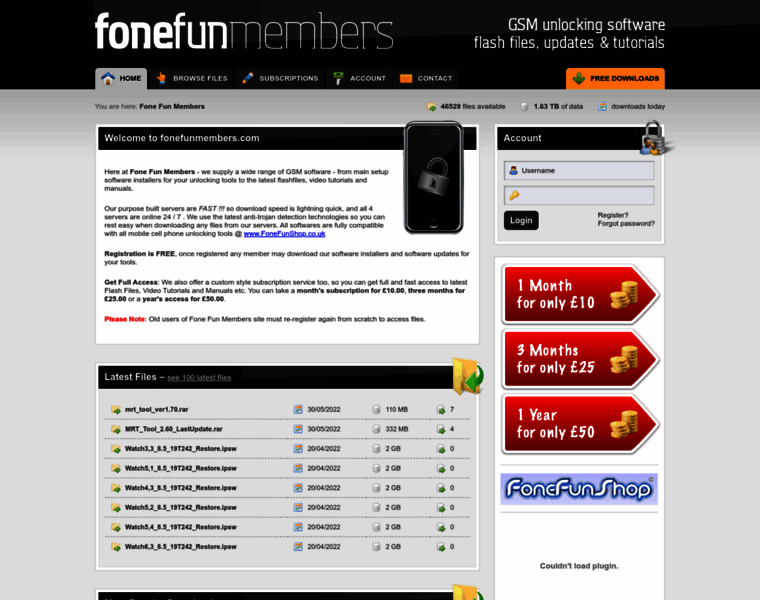 Fonefunmembers.co.uk thumbnail
