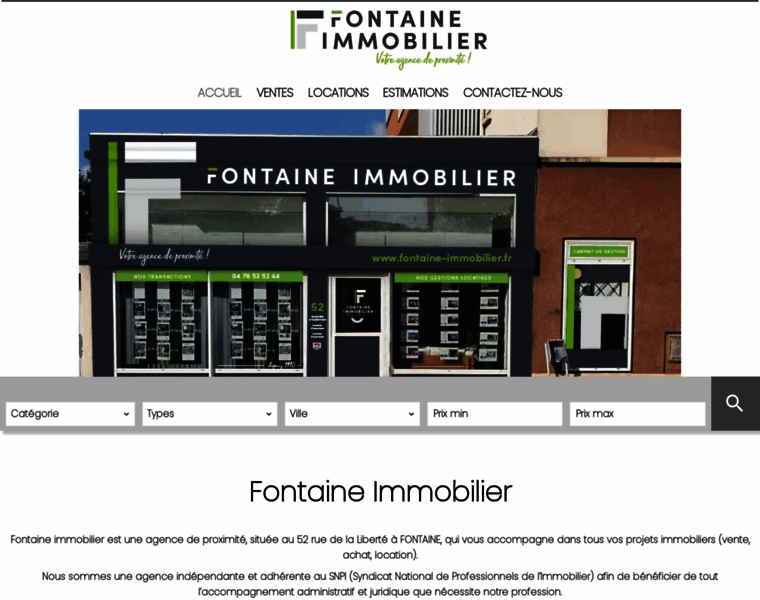Fontaine-immobilier.com thumbnail