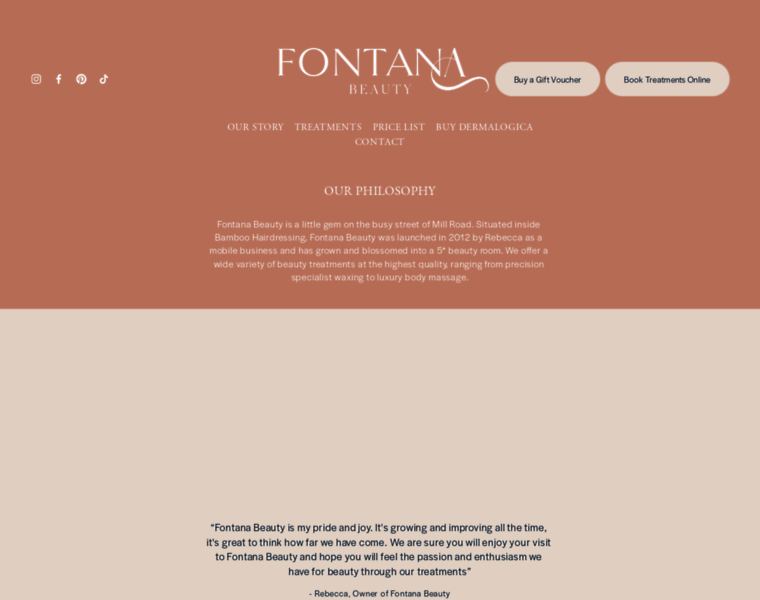 Fontanabeauty.co.uk thumbnail