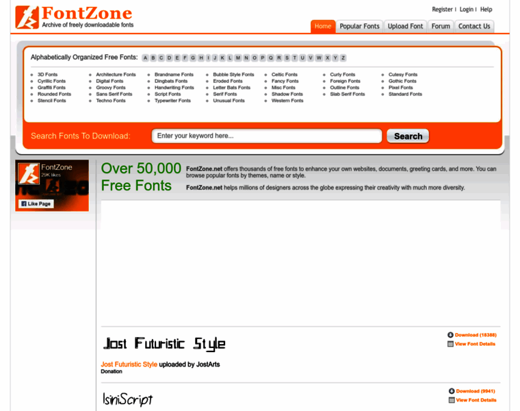 Fontzone.net thumbnail