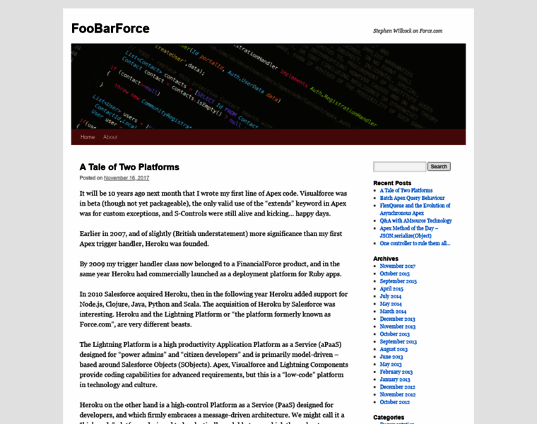Foobarforce.com thumbnail
