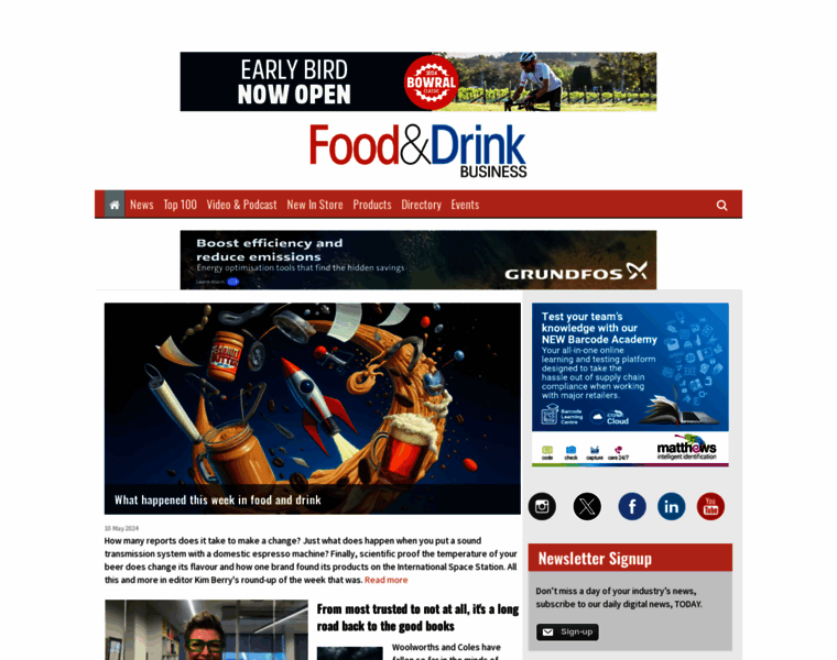 Foodanddrinkbusiness.com.au thumbnail