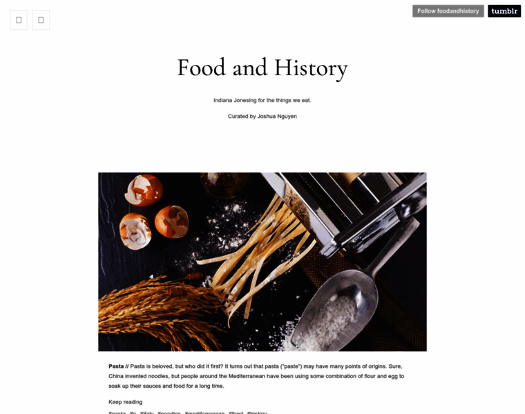 Foodandhistory.me thumbnail