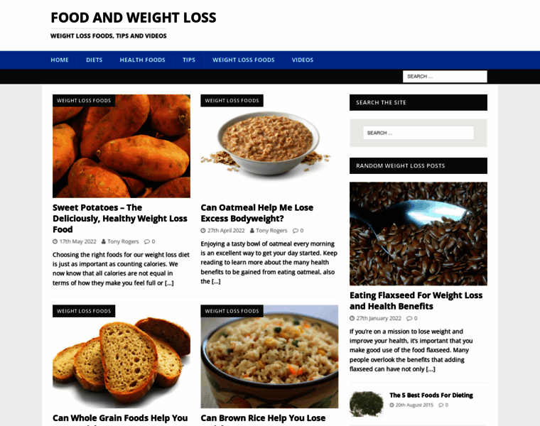 Foodandweightloss.com thumbnail