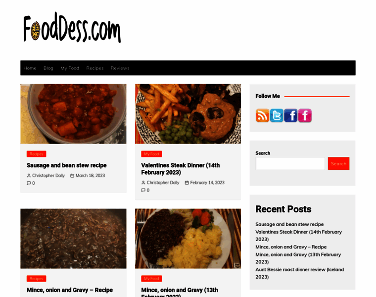 Fooddess.com thumbnail
