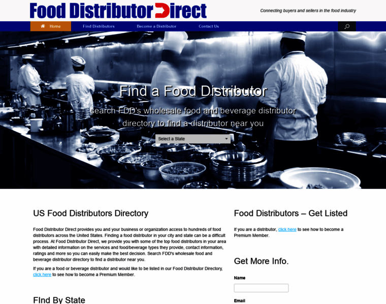 Fooddistributordirect.com thumbnail