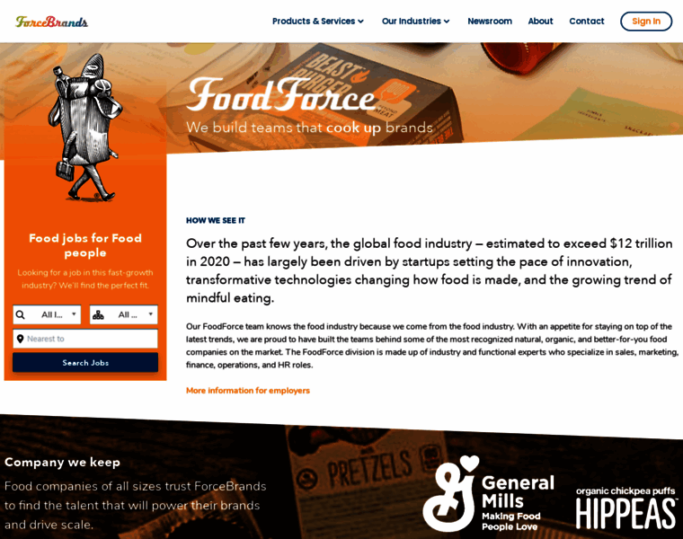 Foodforce.com thumbnail
