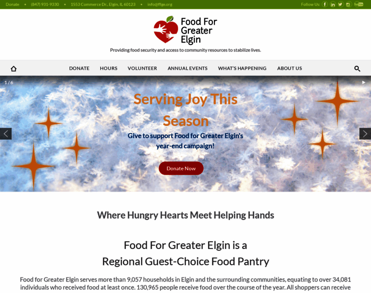 Foodforgreaterelgin.org thumbnail