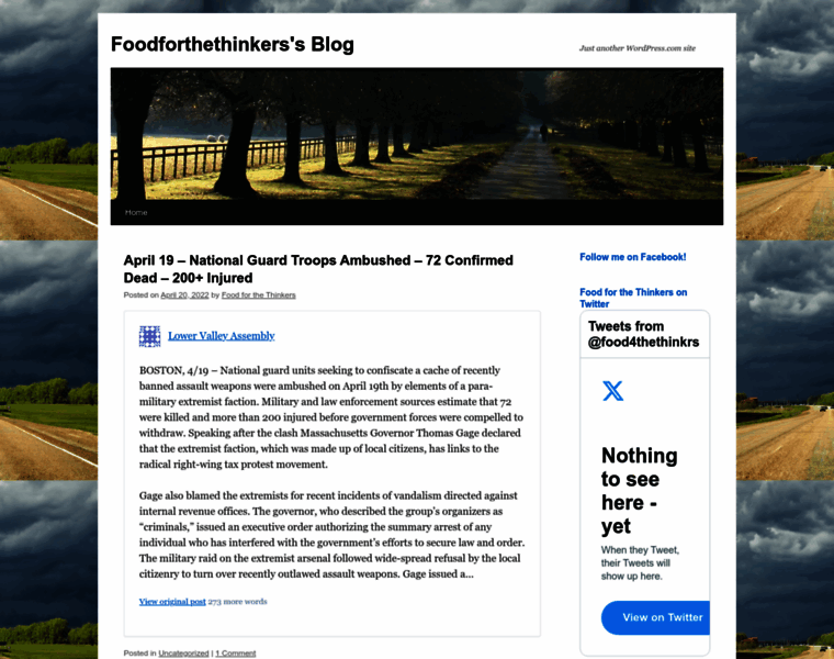 Foodforthethinkers.com thumbnail