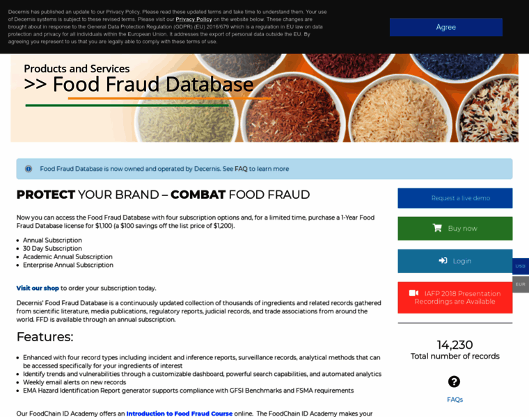 Foodfraud.org thumbnail