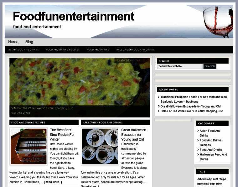 Foodfunentertainment.com thumbnail