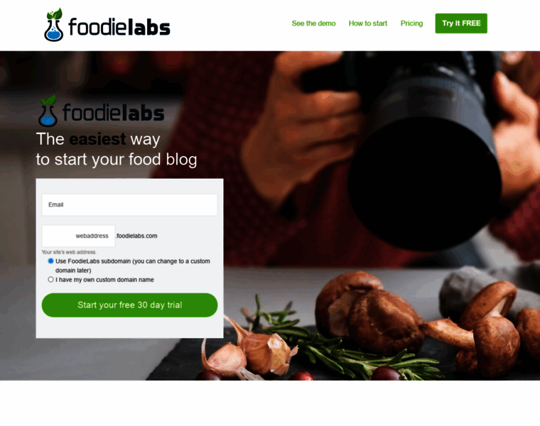 Foodielabs.com thumbnail