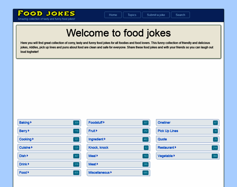 Foodjokes.one thumbnail