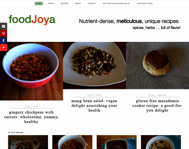 Foodjoya.com thumbnail