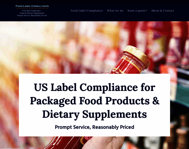 Foodlabelconsultants.com thumbnail