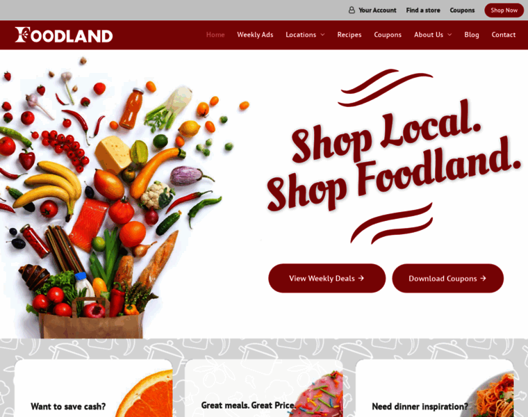 Foodlandgrocery.com thumbnail