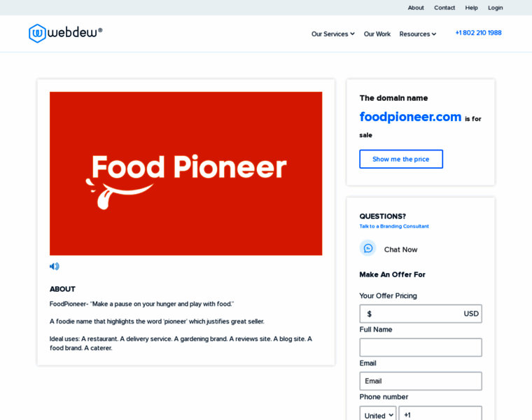 Foodpioneer.com thumbnail