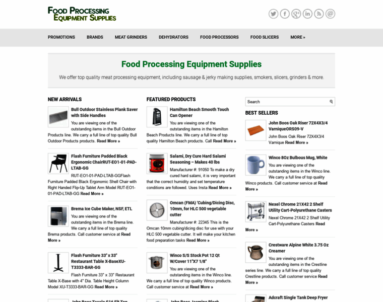 Foodprocessingequipmentsupplies.com thumbnail