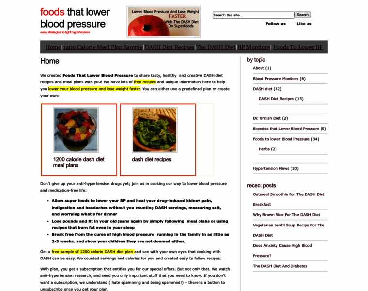Foods-that-lowerbloodpressure.com thumbnail Foods-that-lowerbloodpressure.com thumbnail